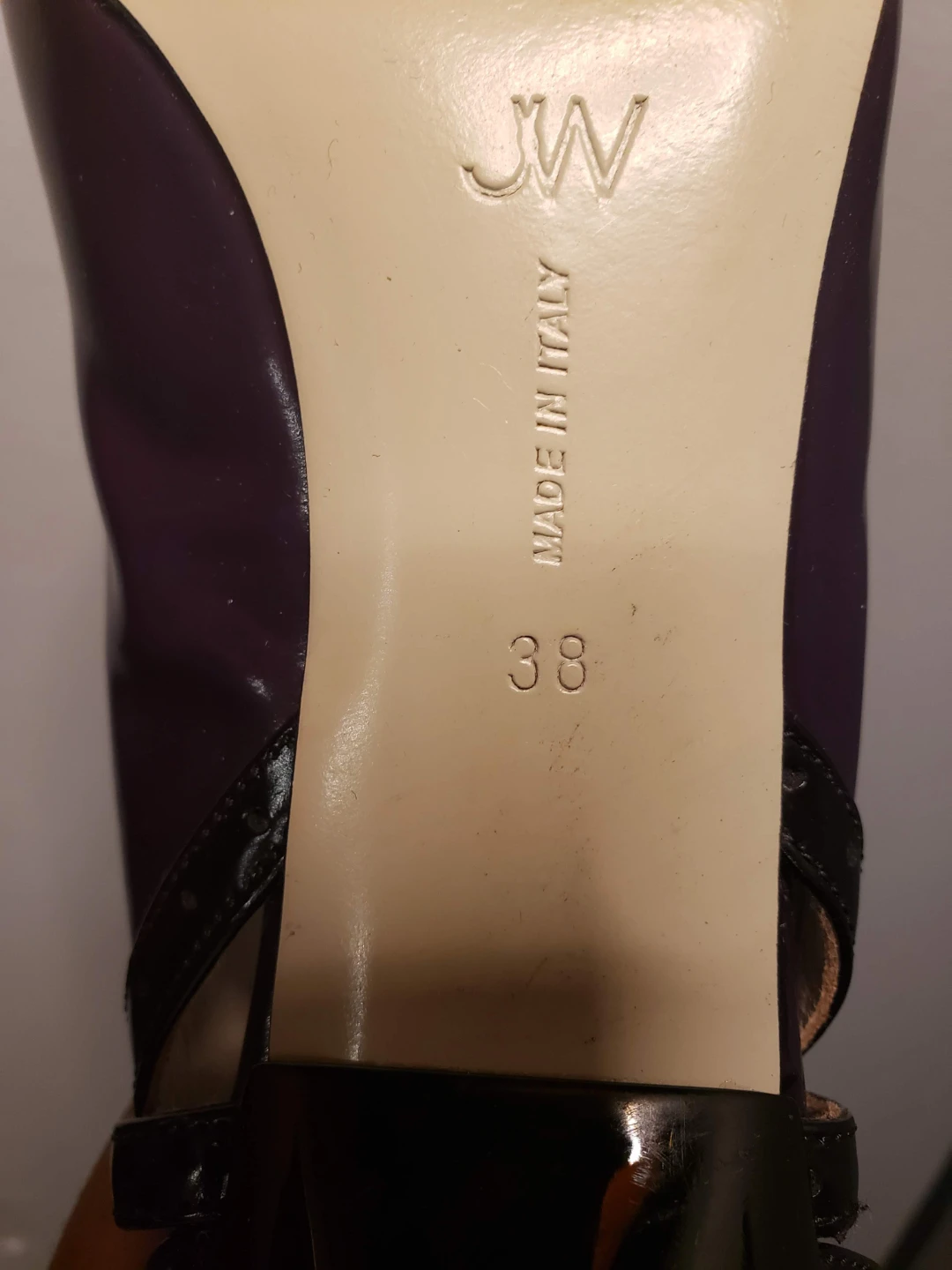 JW Women's Purple & Black Heels Size 38 - photo 3