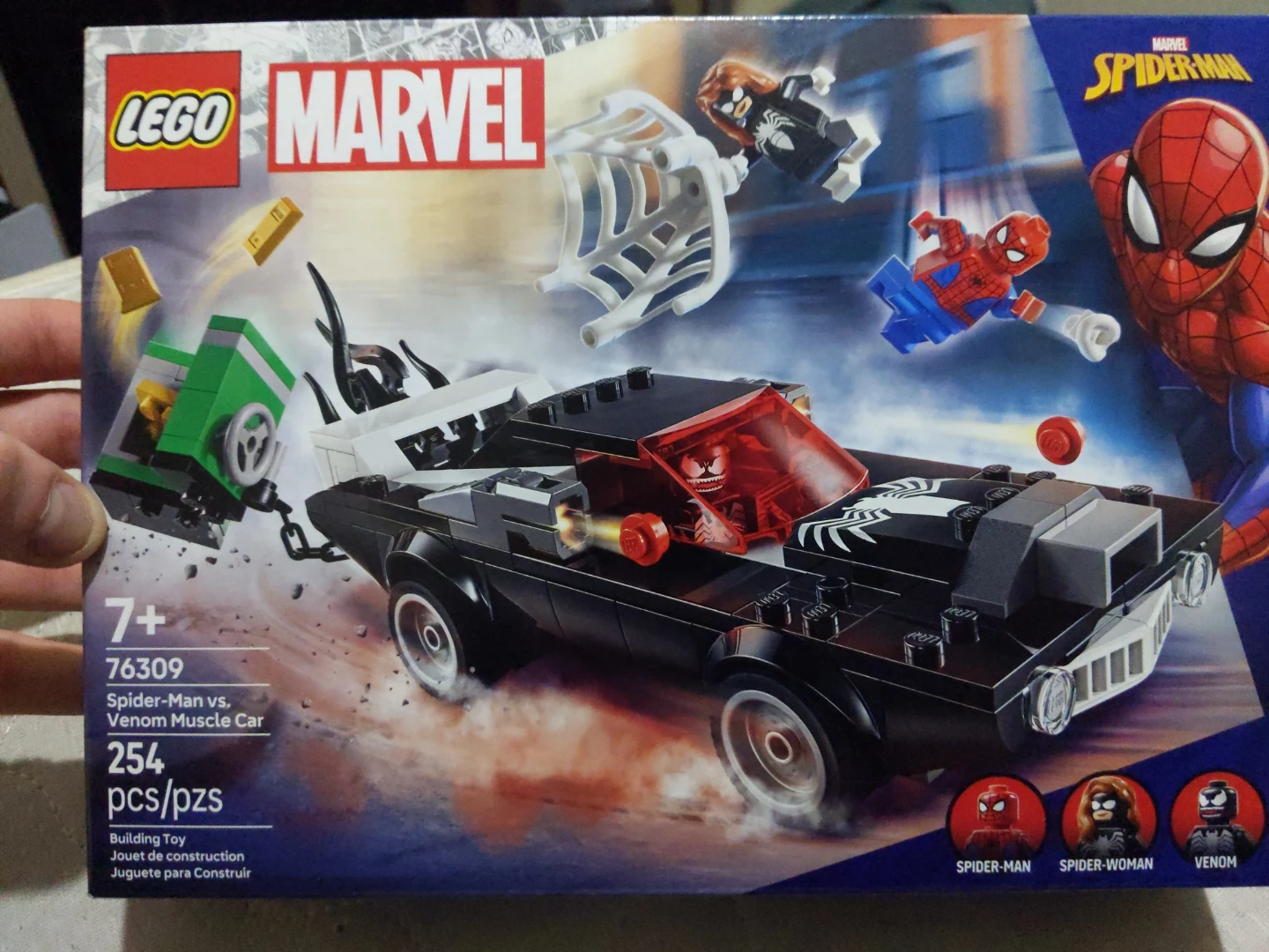 LEGO Marvel Spider-Man vs. Venom Muscle Car Set 76309