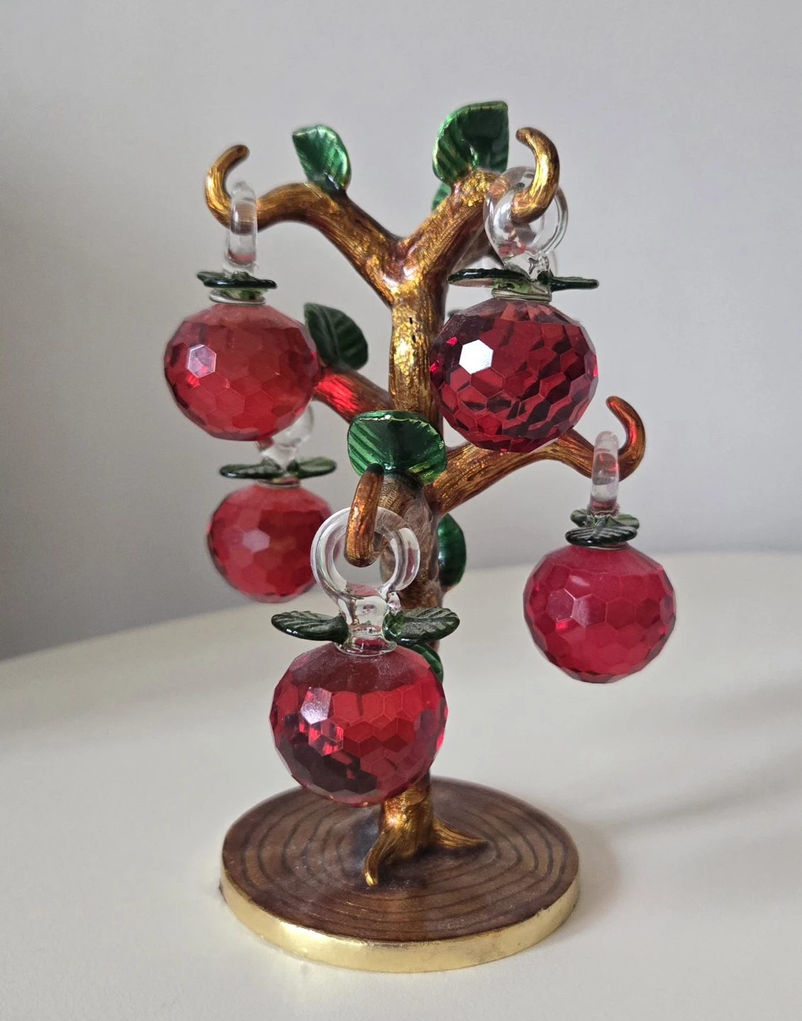 Crystal Apple Tree Figurine – Like New!