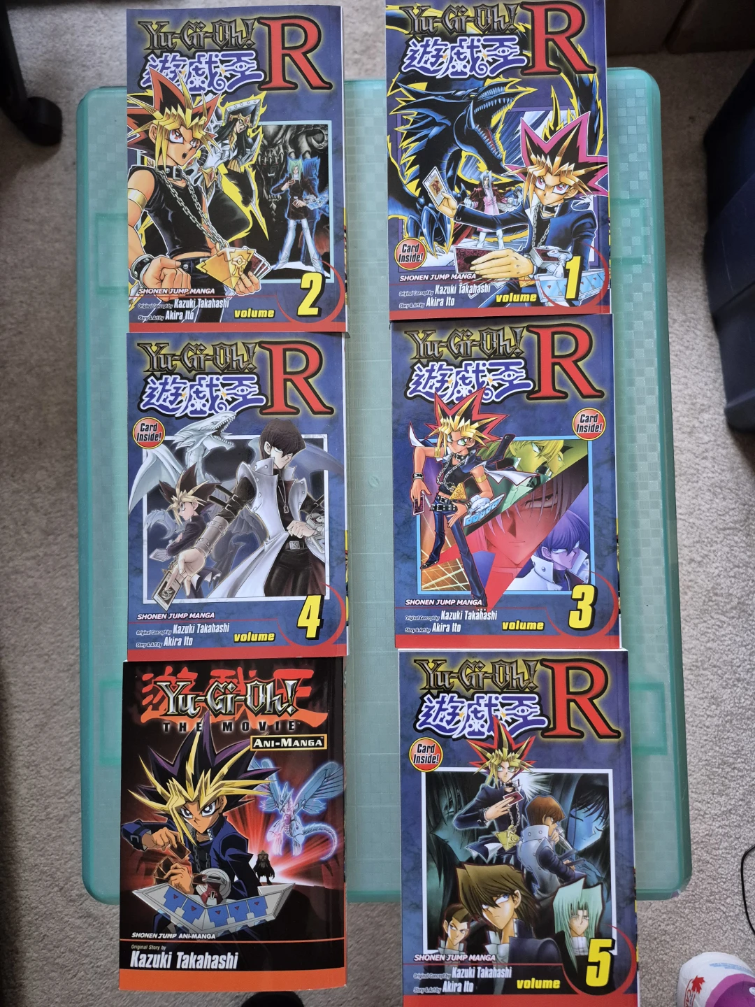 Yu-Gi-Oh! R Manga Volumes 1-5 & The Movie Ani-Manga
