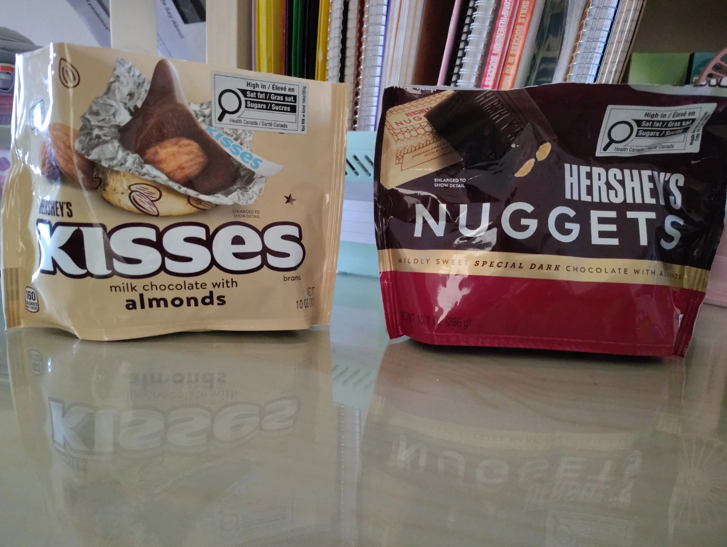 Hershey's Kisses Milk Chocolate with Almonds & Hershey's Nuggets