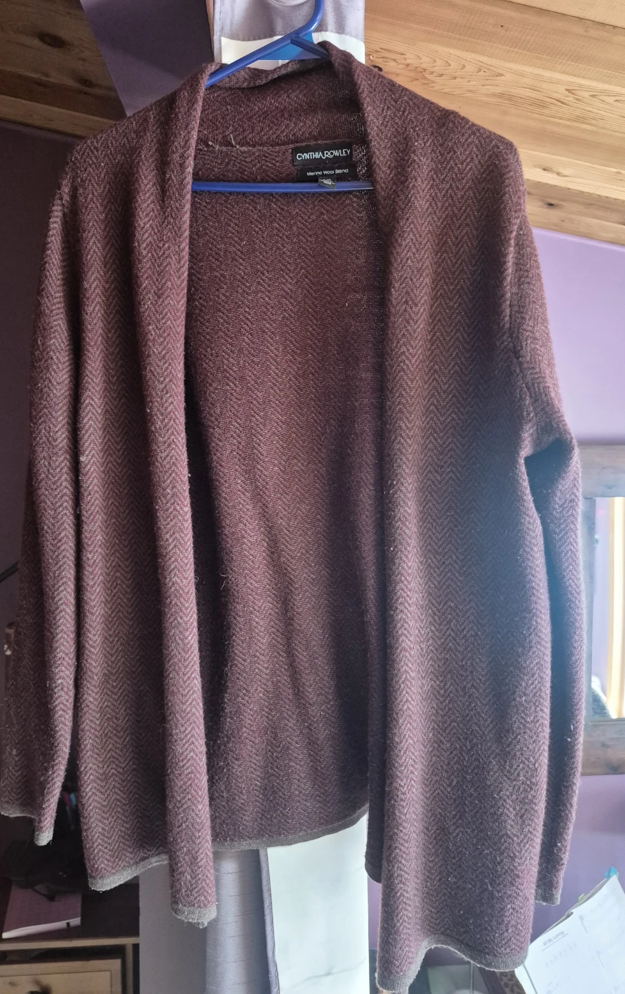 Cynthia Rowley Merino Wool Blend Cardigan