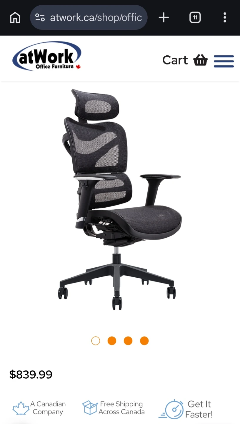 Ergonomic office chair