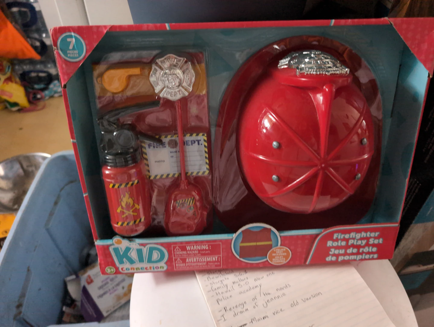 Kid Connection Firefighter Role Play Set - 7 Pieces