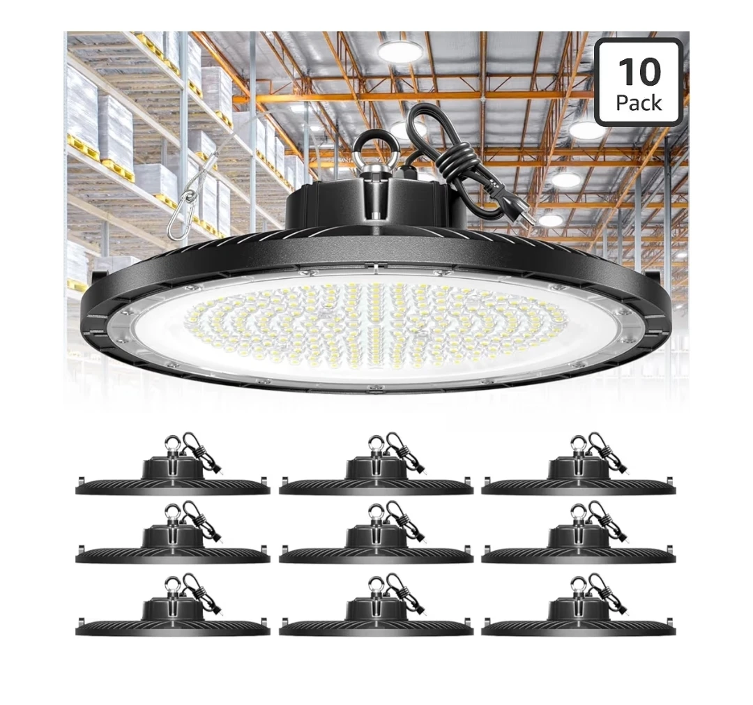 10 Pack UFO LED High Bay Light, 250W