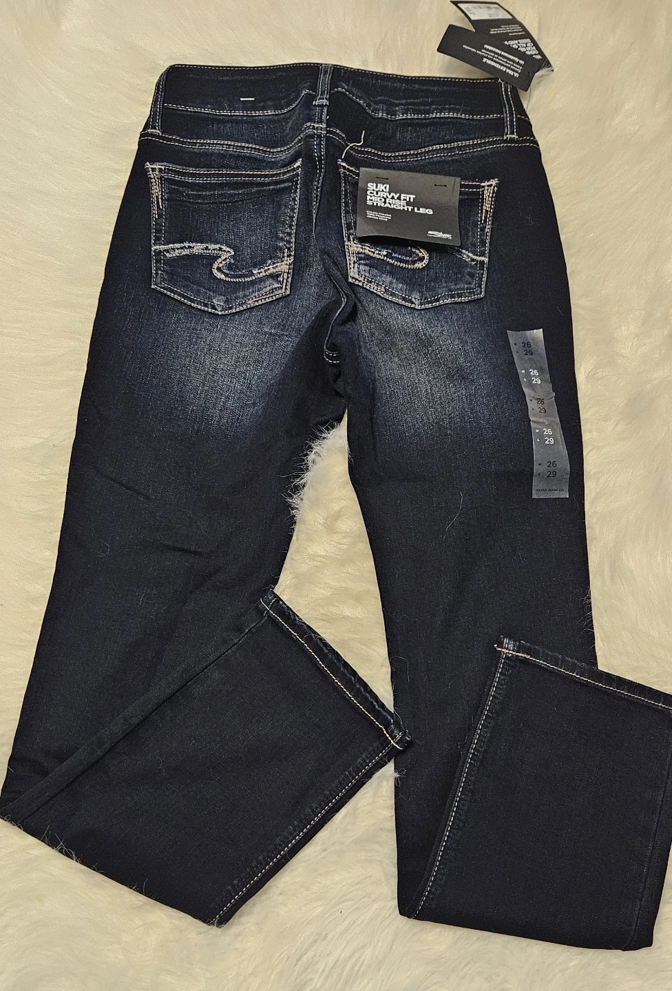 Silver Jeans Co. Women's Suki Curvy Fit Mid Rise Straight Leg - photo 4