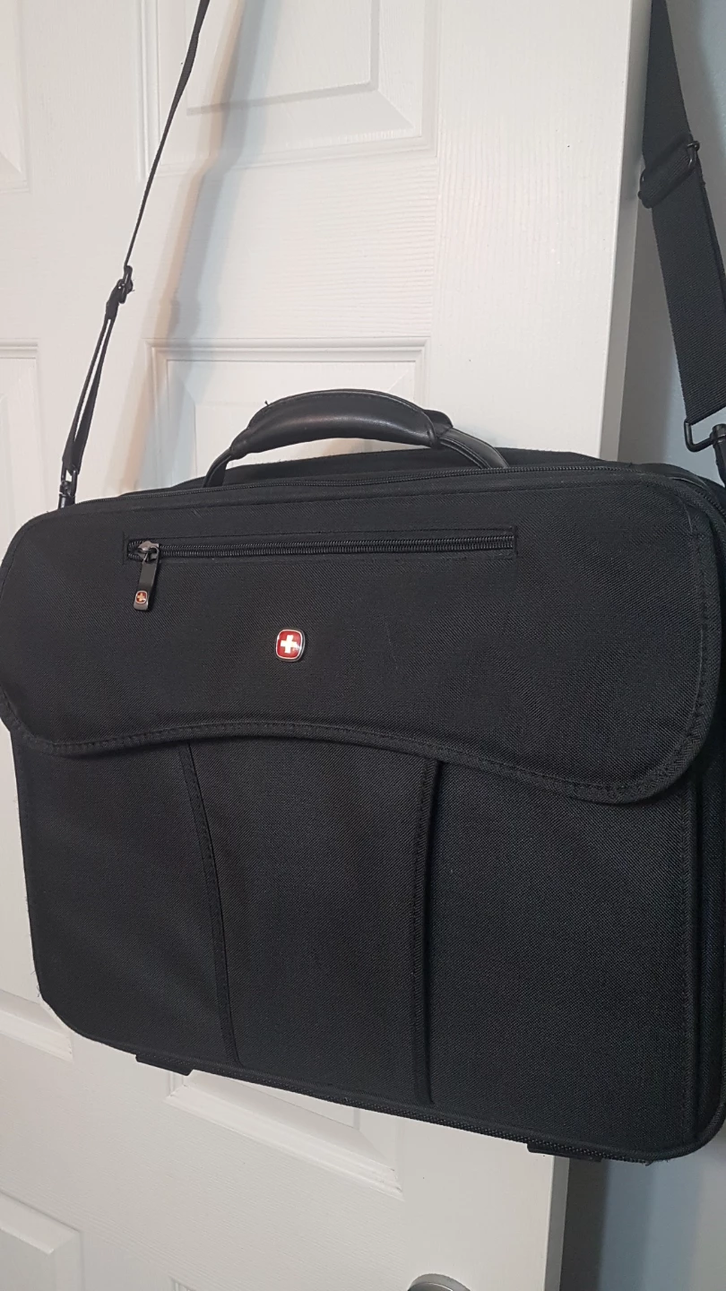 Wenger Black Laptop Bag Messenger Bag
