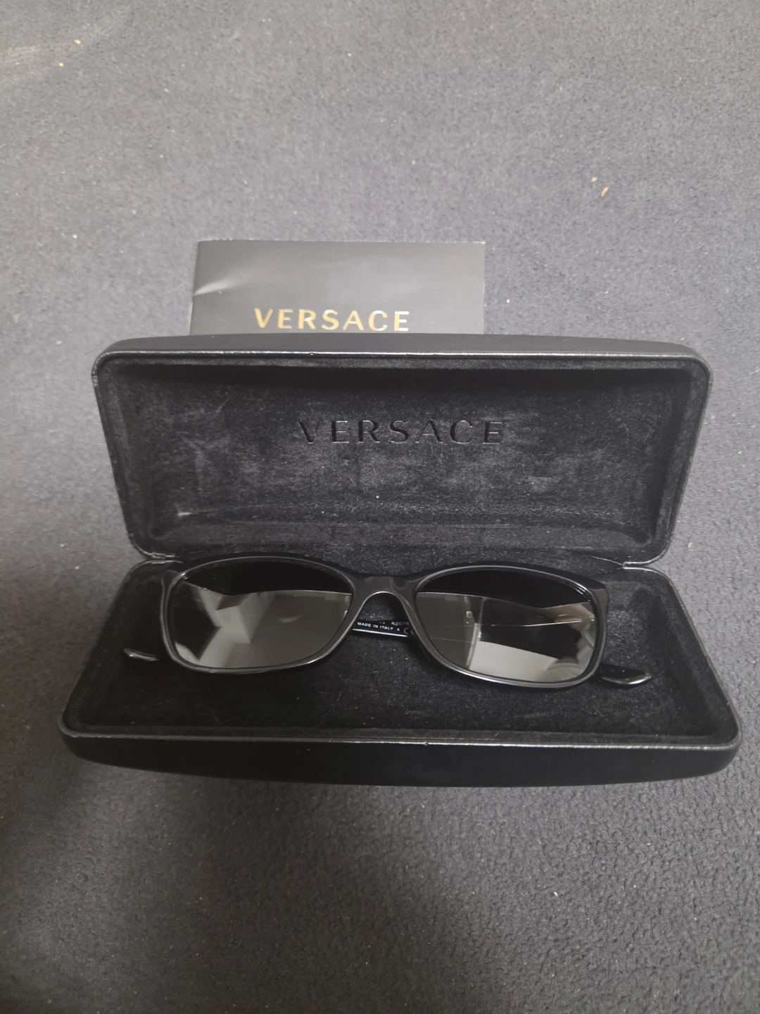 Versace Black Sunglasses with Case - photo 4