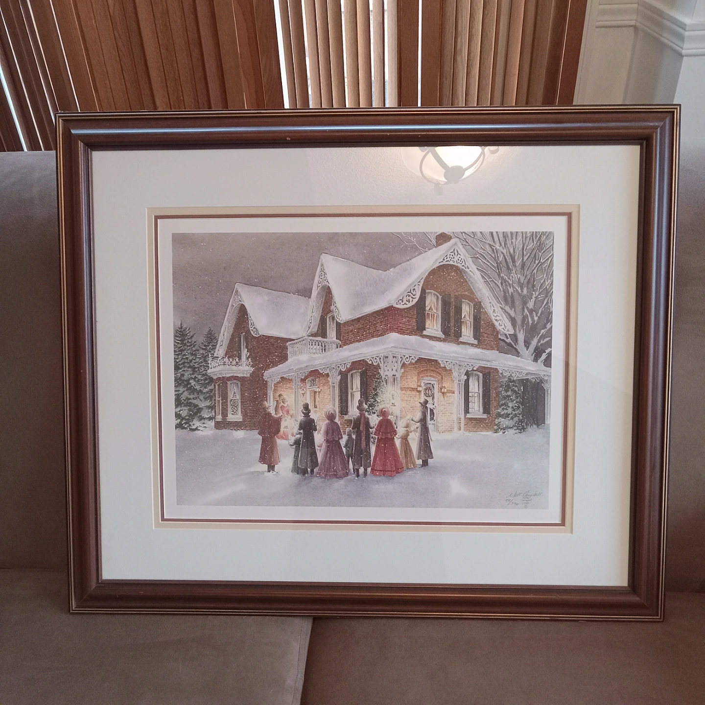 Walter Campbell "The Carollers" Limited Edition Print