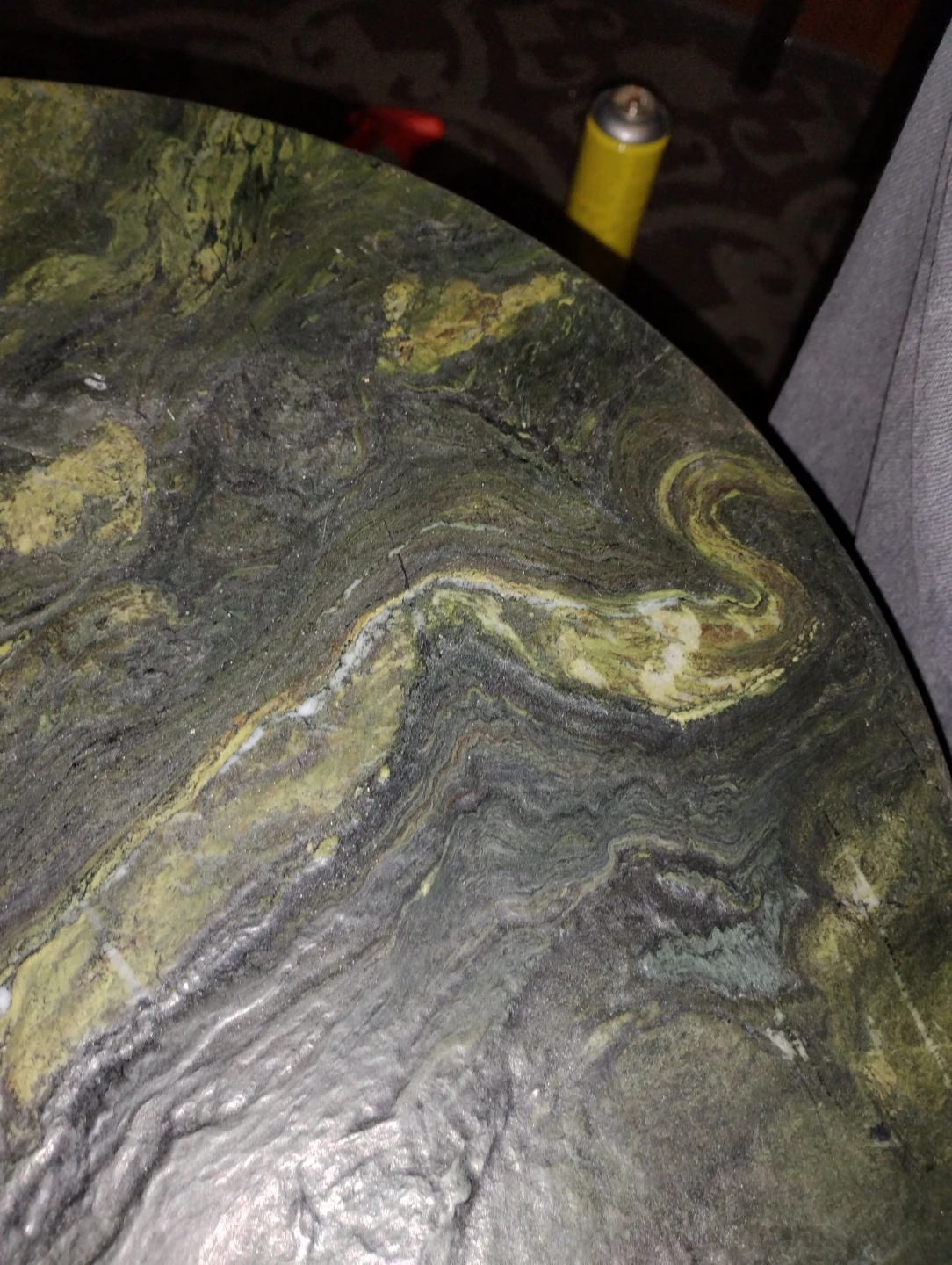 Unique Stone Top Side Table - photo 4