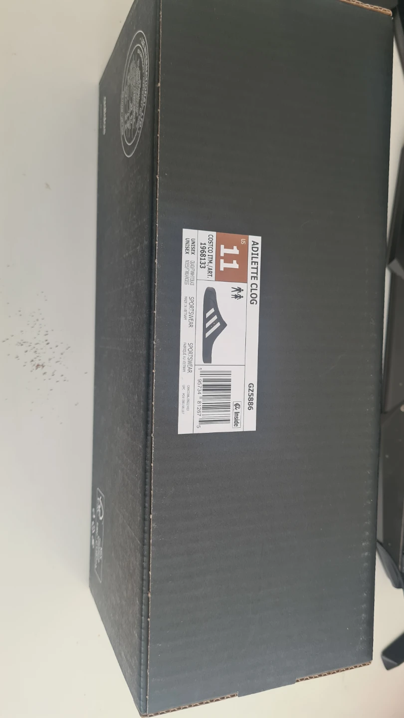 Adidas Adilette Clog Slides Size 11