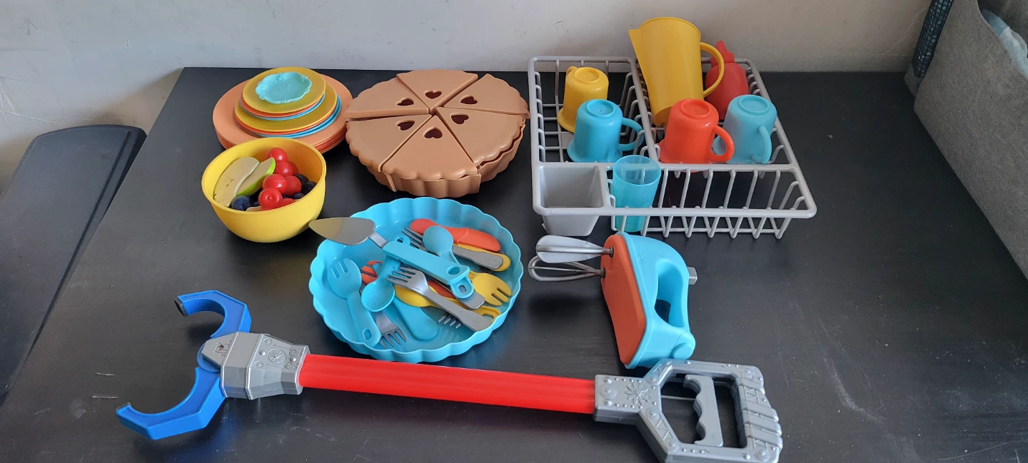 Kids Play Kitchen Food and Accessories Set