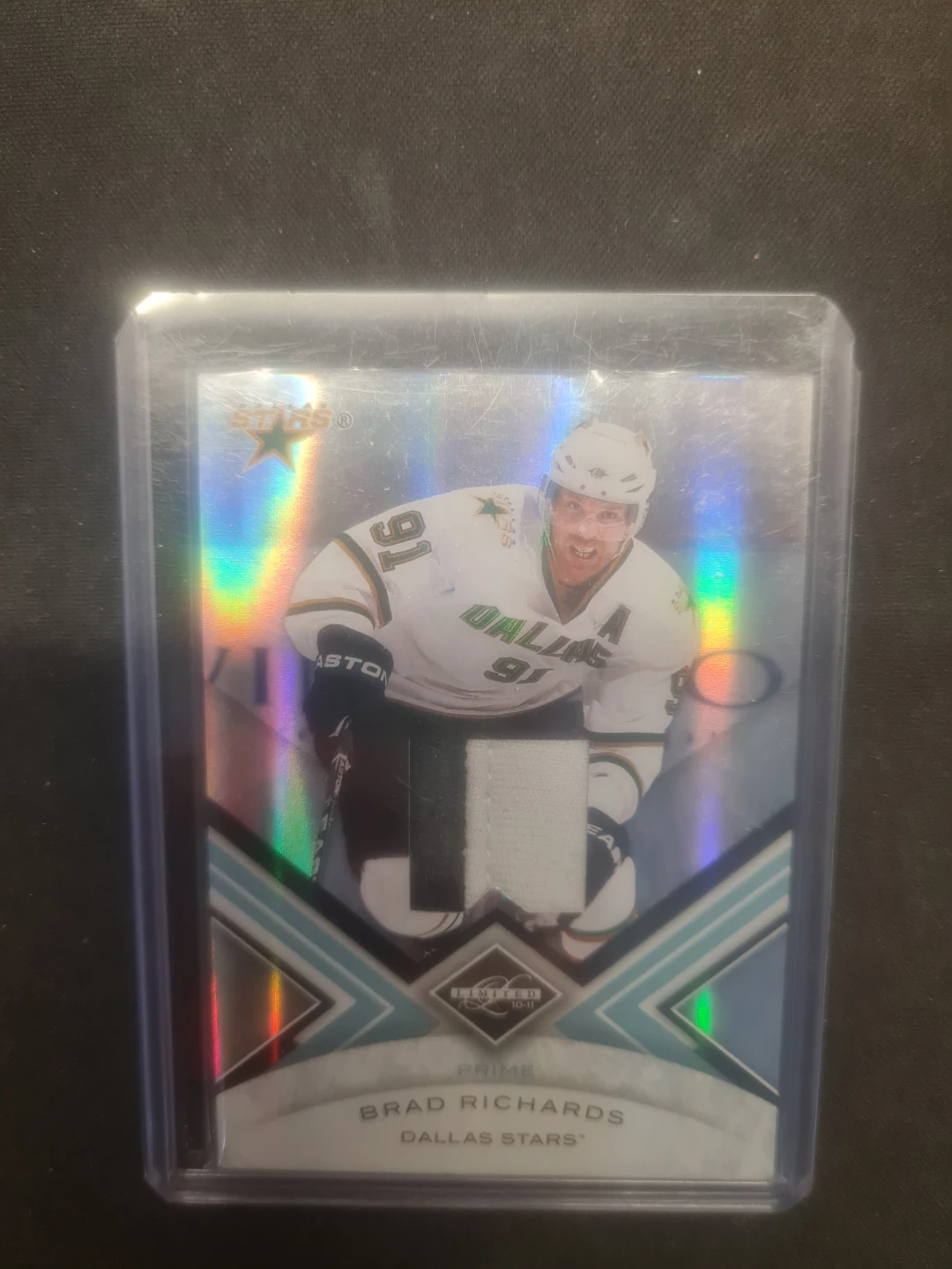 2010-11 Dallas Stars Brad Richards Prime Patch Hockey Card