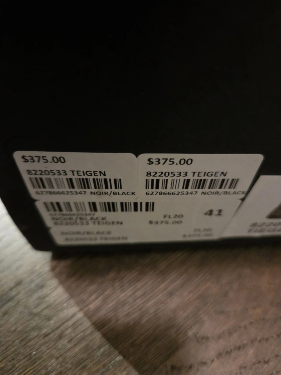 RUDSAK TEIGEN Black Puffer Boots - Size 41