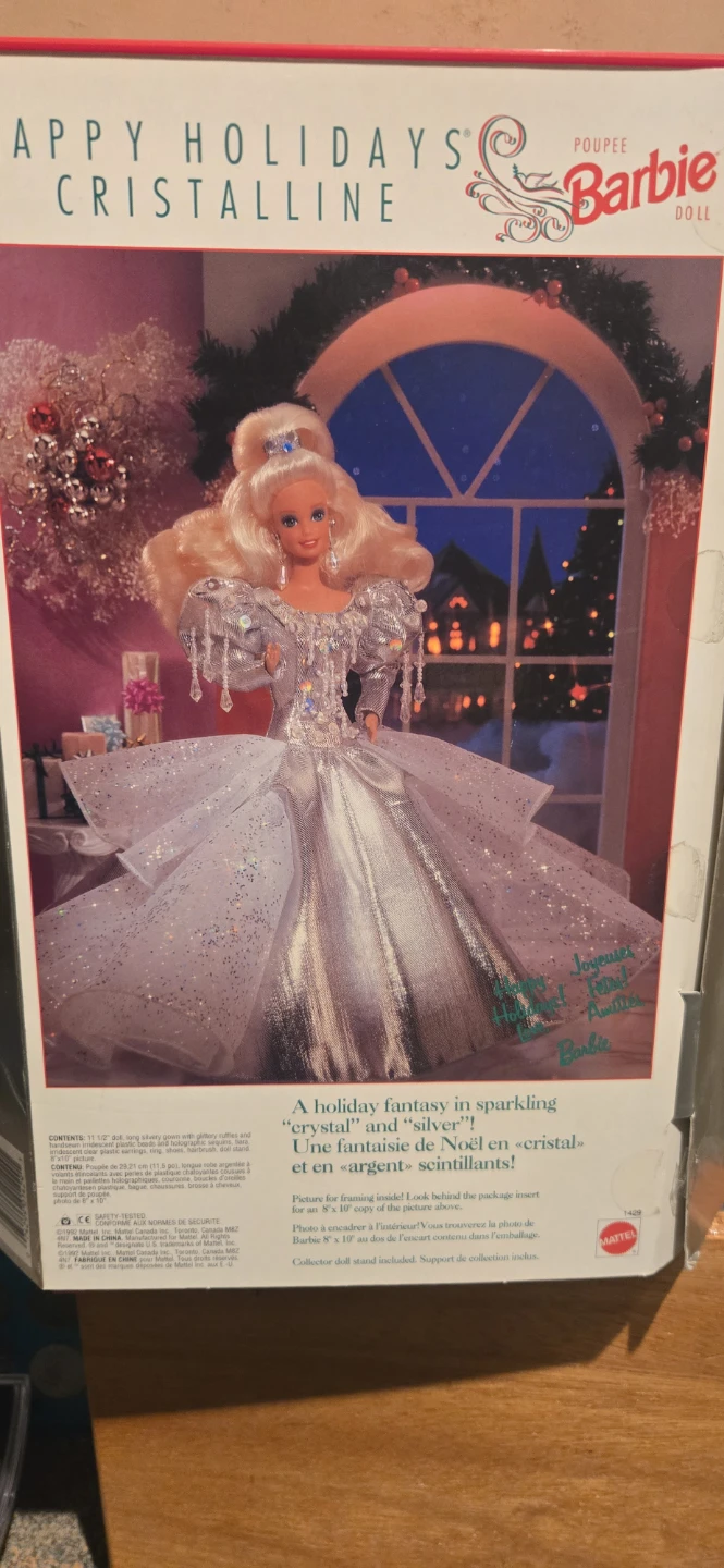 Happy Holidays Crystalline Barbie Doll - photo 2
