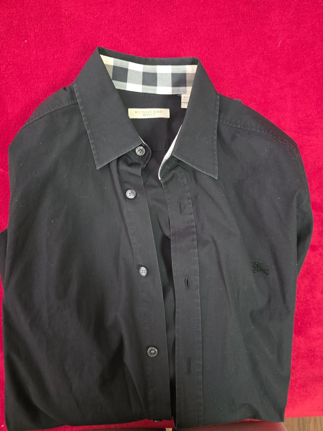 Burberry Brit Black Button-Up Shirt Size S