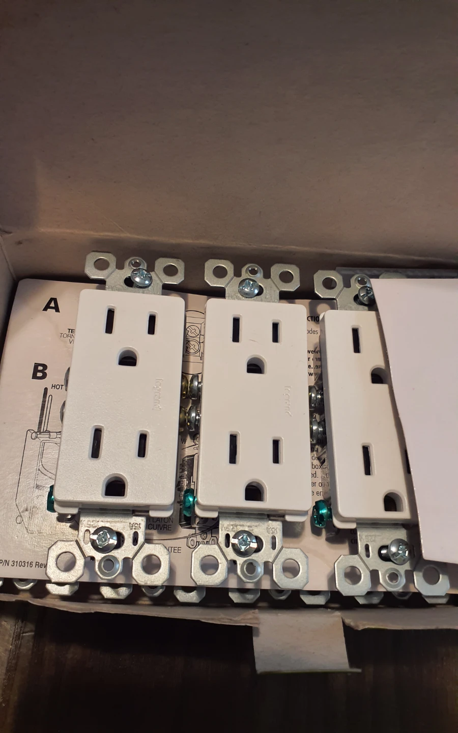 Legrand Radiant 9 Pack Tamper Resistant Outlets - White - photo 2