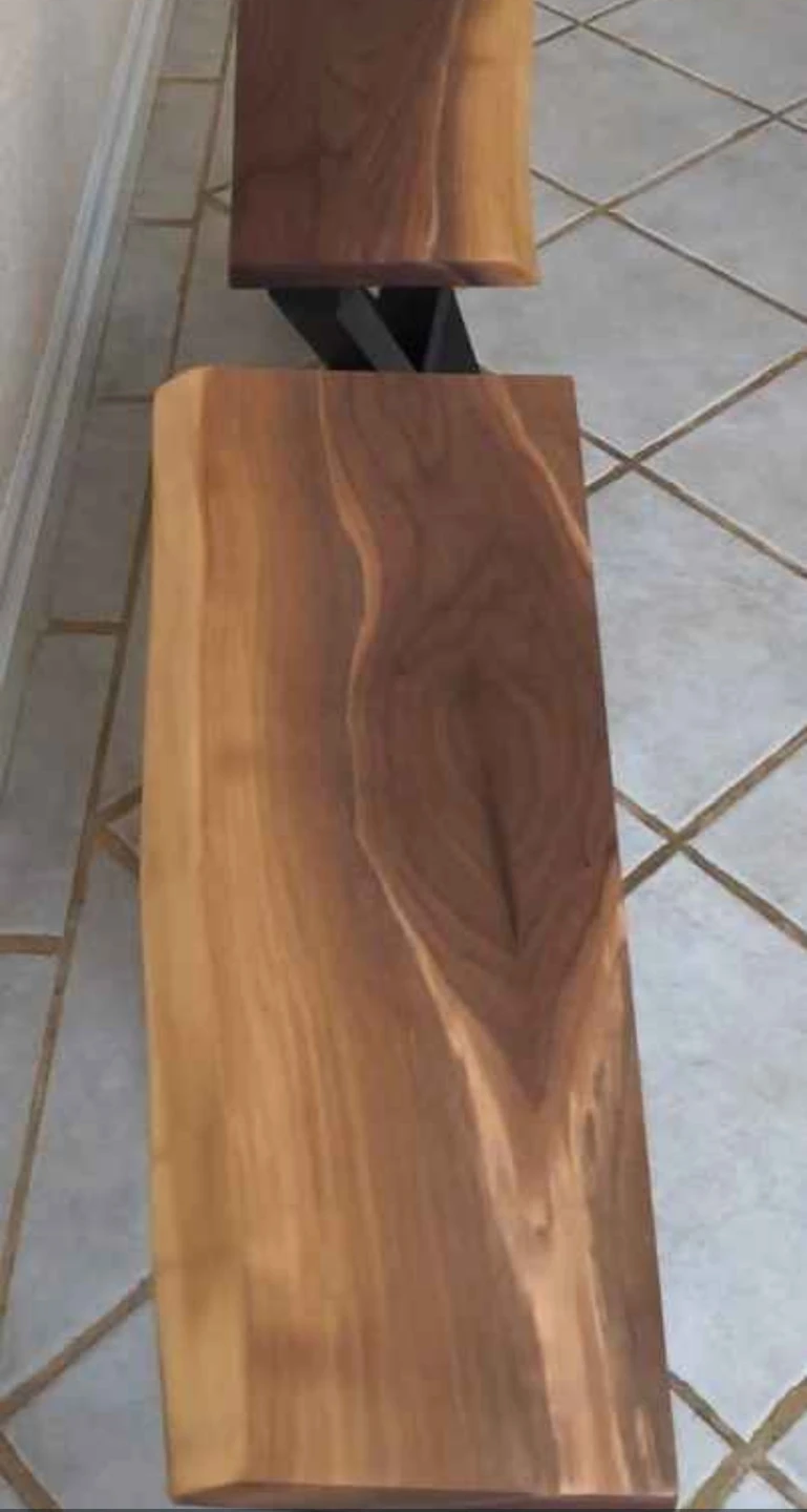 Live Edge Wood Benches - photo 2