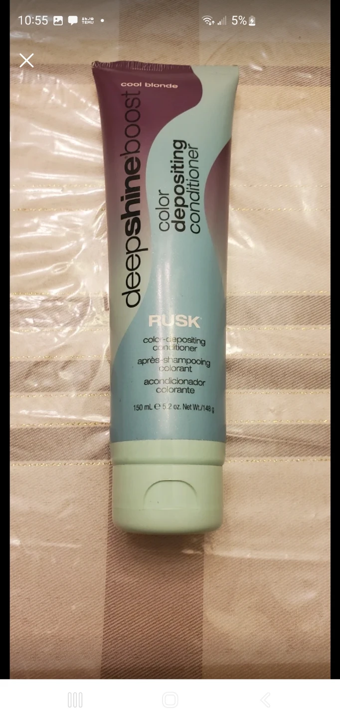 Rusk Deepshine Boost Color Depositing Conditioner Cool Blonde
