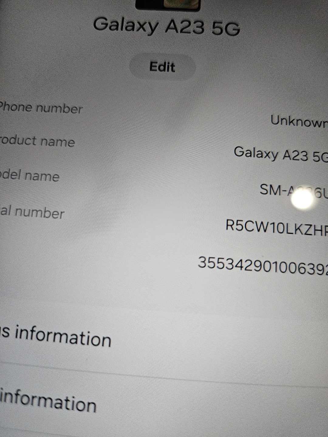 Samsung Galaxy A23 5G Smartphone - photo 5
