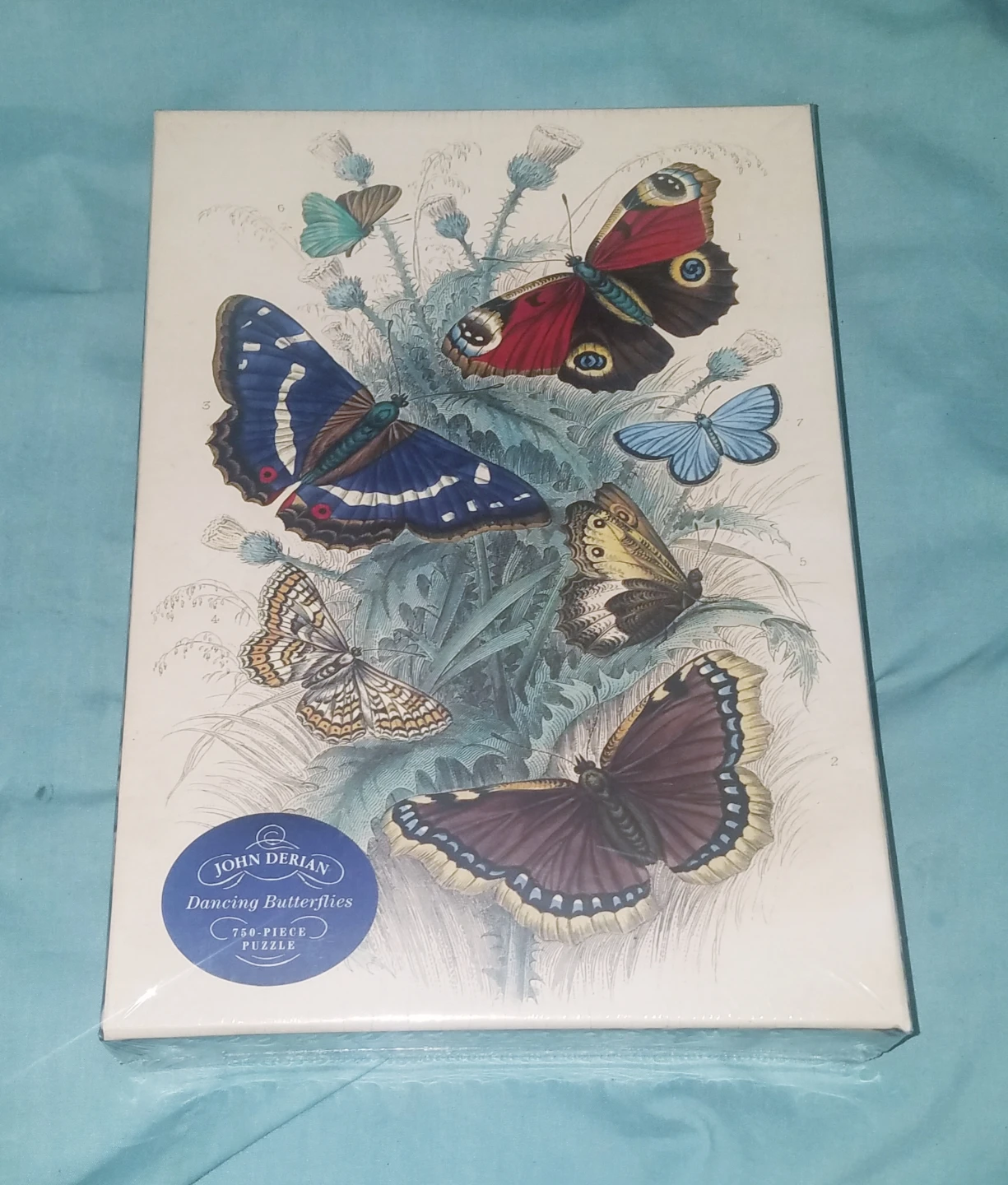 John Derian Dancing Butterflies 750 Piece Jigsaw Puzzle