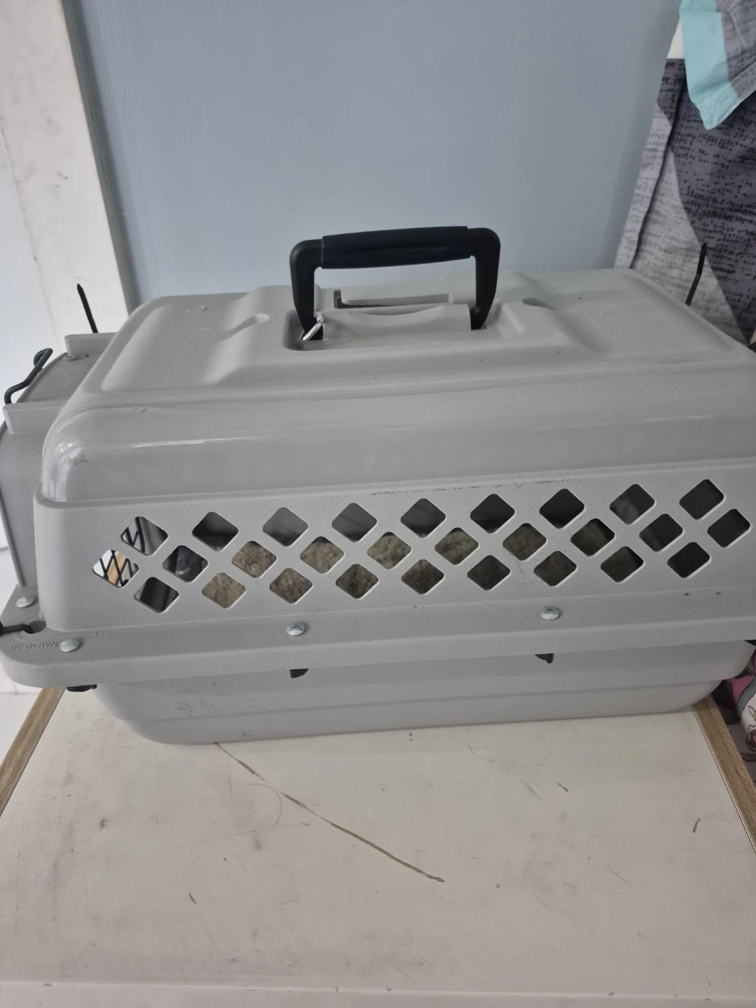 Grey Pet Carrier Crate - photo 2