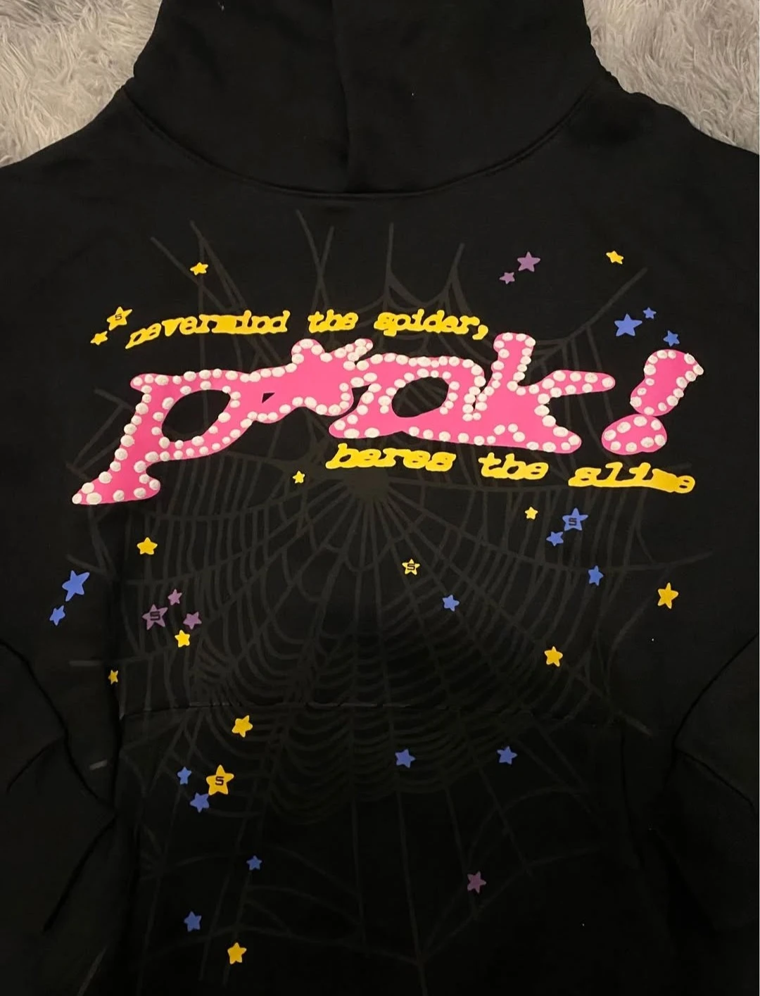 Spider Hoodie Pink! Logo Size M - photo 2