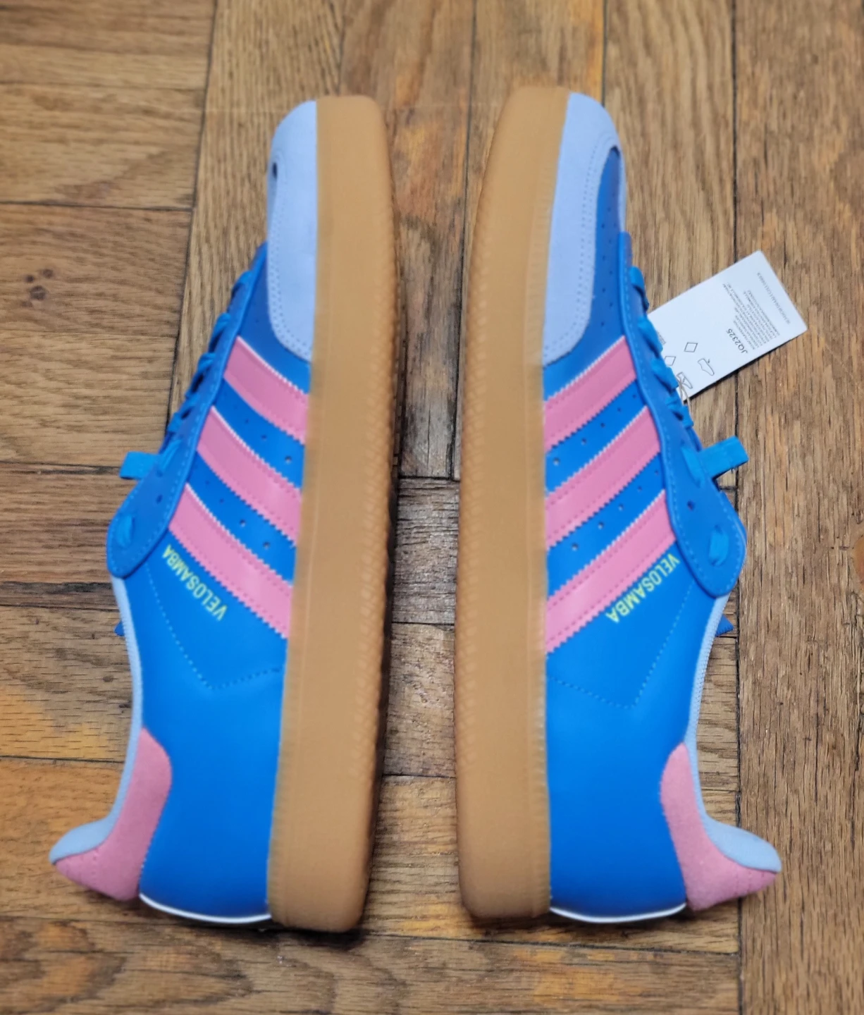 Adidas Velosamba Lea Shoes Blue Pink Size 10 - photo 3