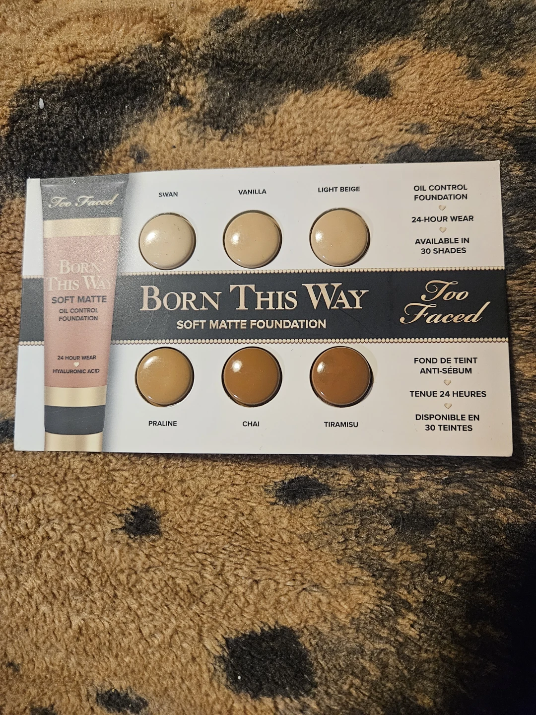 Too Faced Born This Way Soft Matte Foundation Sample Card - photo 2