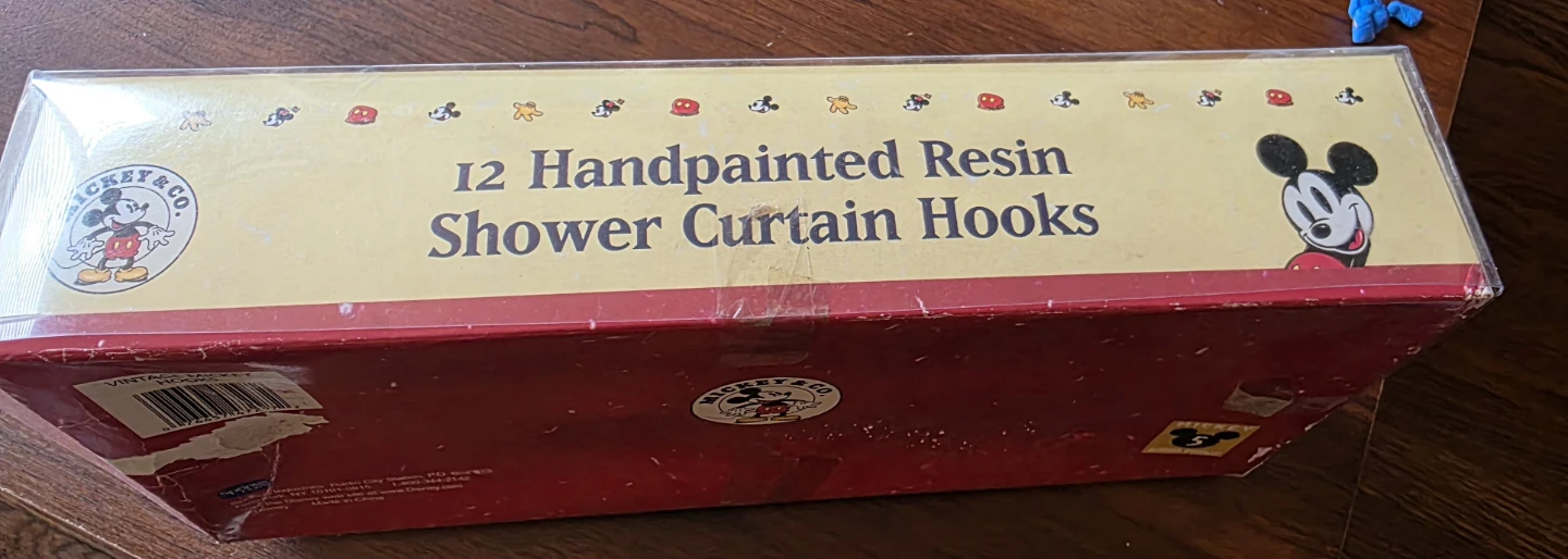 Disney Mickey & Co. 12 Handpainted Resin Shower Curtain Hooks - photo 3