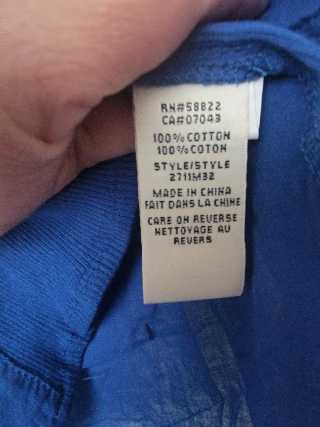 Max Studio Blue Cotton Button-Up Shirt - Size S - photo 4