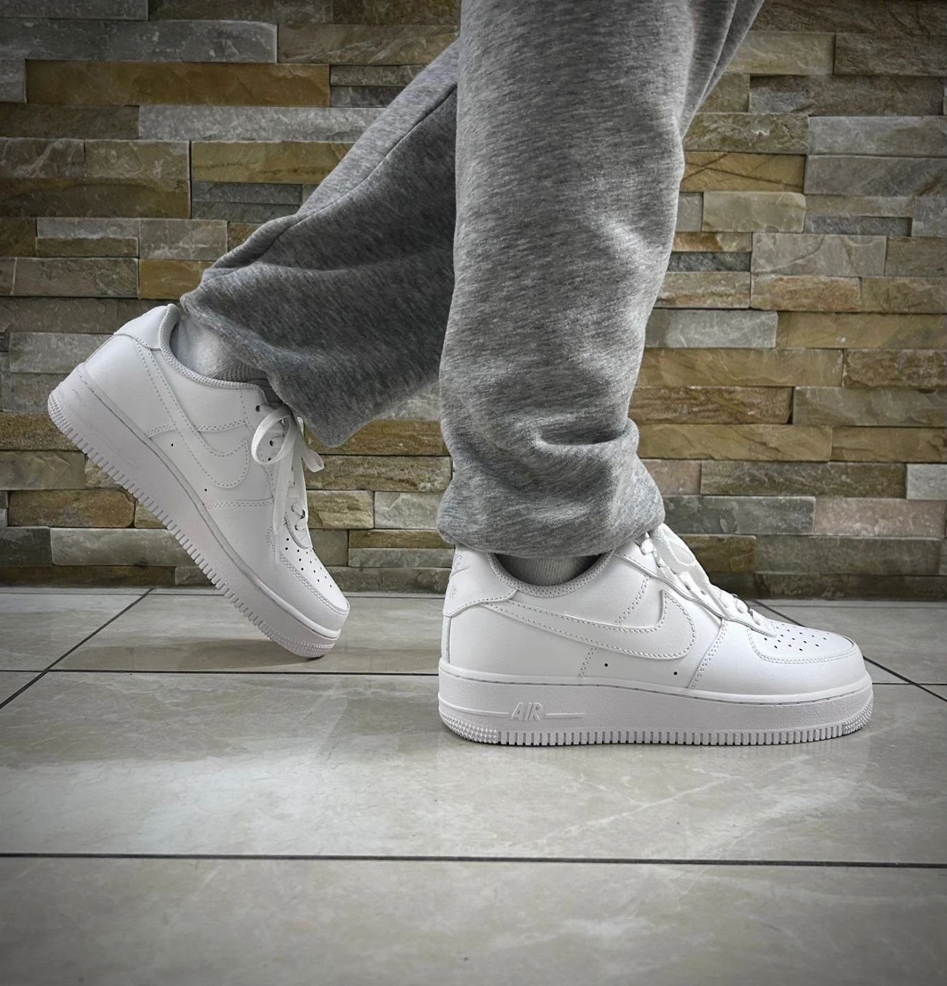 Nike Air Force 1 White Sneakers (read description) - photo 2