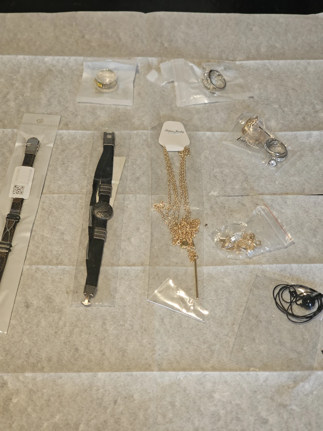 Assorted Jewelry Set - Necklace, Rings, Bracelets, Earrings