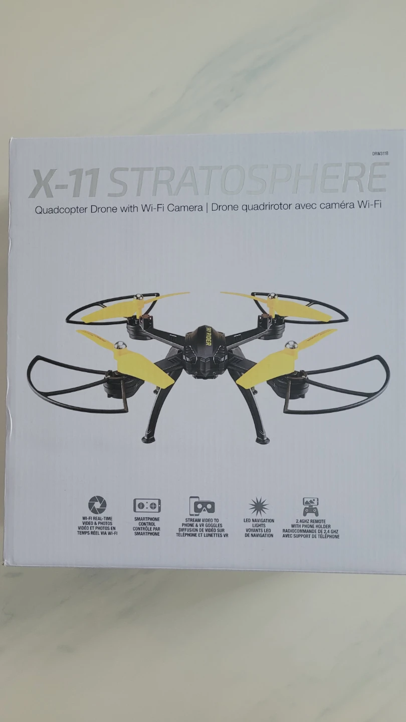 Sky Rider X-11 Stratosphere Quadcopter Drone with Wi-Fi Camera - photo 3
