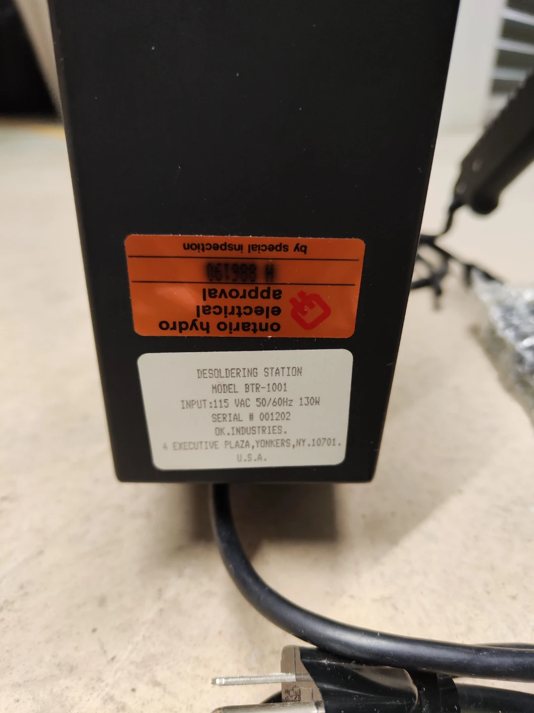 OK Industries BTR-1001 Desoldering Station