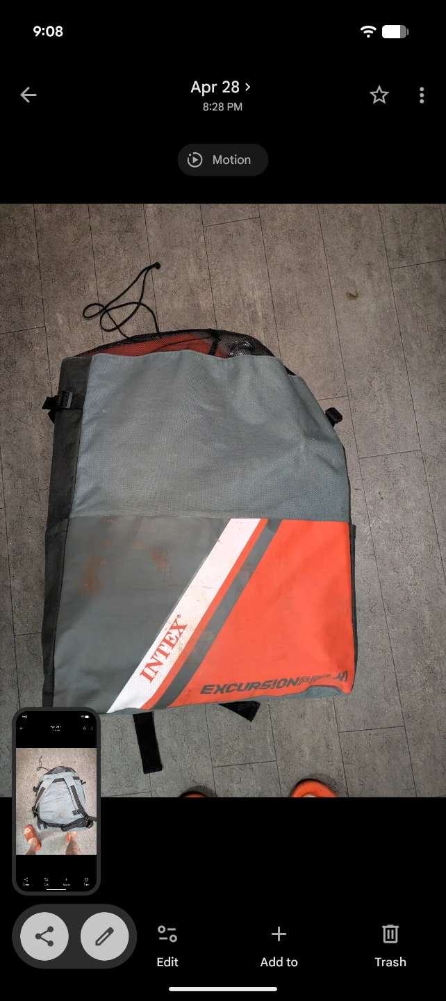 INTEX Excursion Pro Kayak Carry Bag - photo 3