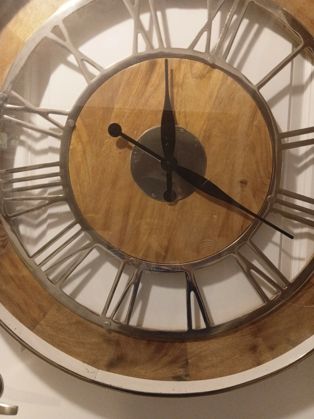 Large Roman Numeral Wall Clock - photo 4