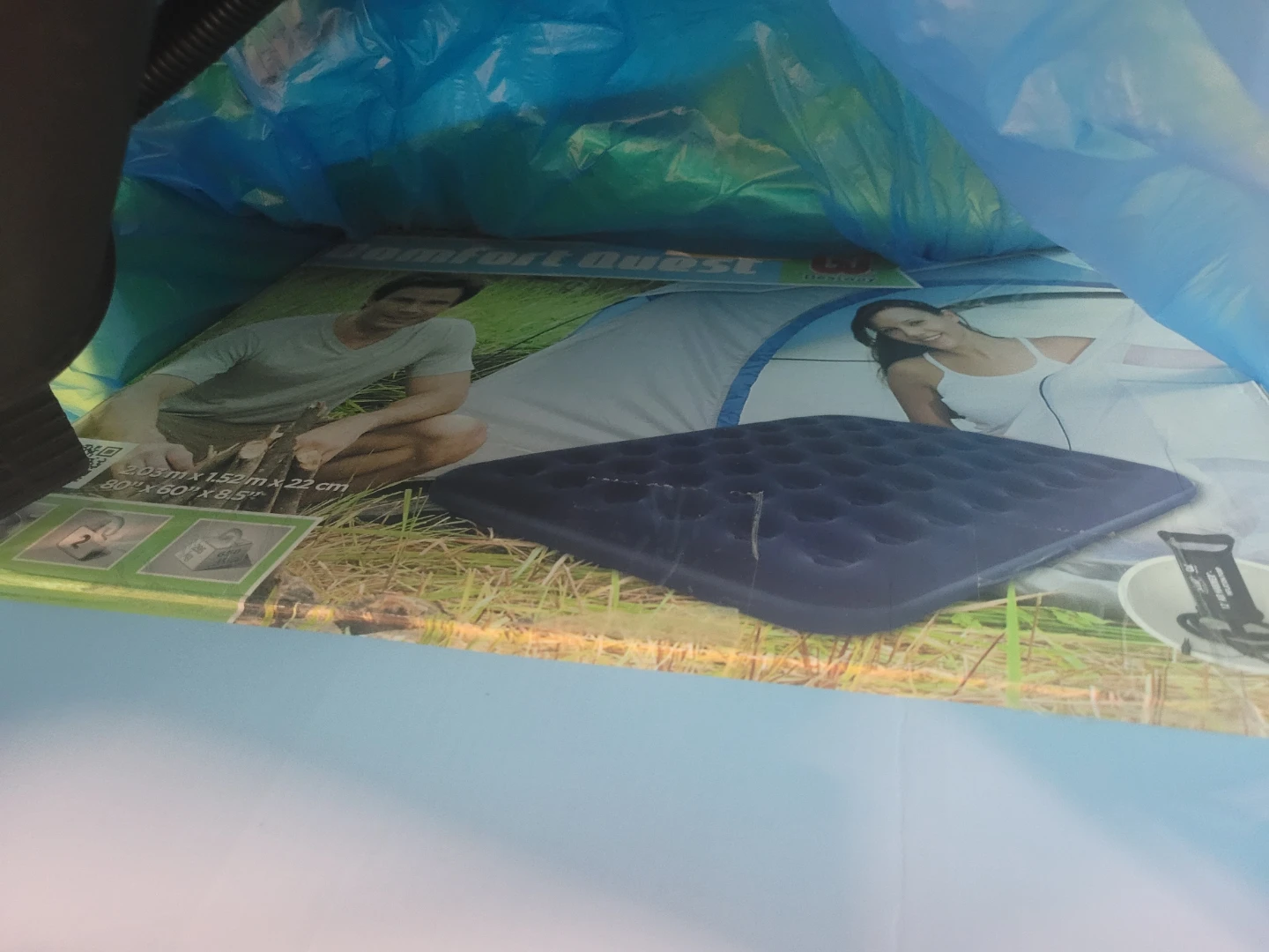 Free- Comfort Quest Air Mattress Queen Size