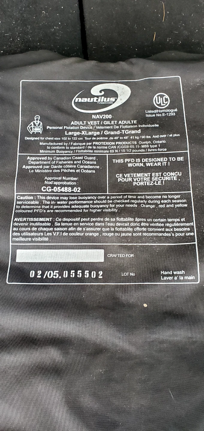 Nautilus NAV200 Adult PFD - Large/X-Large - photo 2