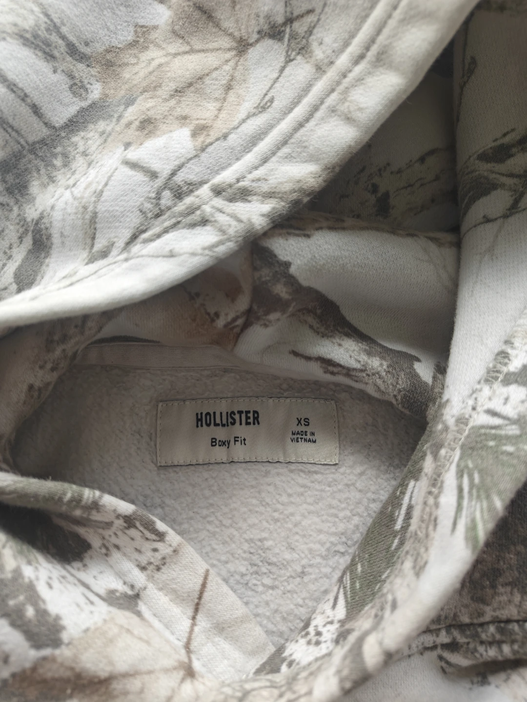 Hollister camo hoodie, boxy fit - photo 2
