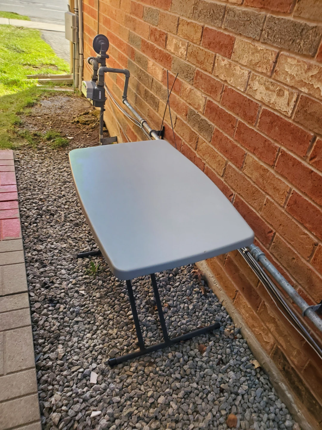 Grey Folding Table - photo 3