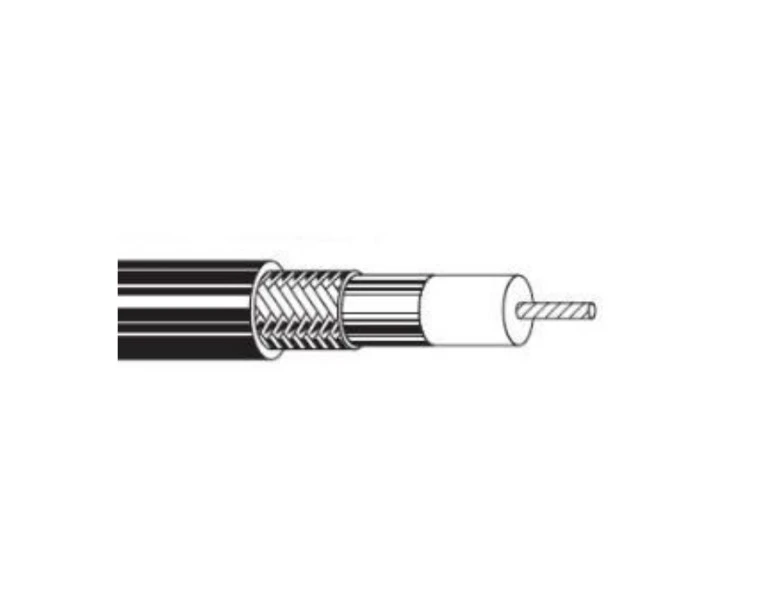 Belden 89907 E4X1000 Coaxial Cable, RG58A, Gray, 1000 ft - photo 3