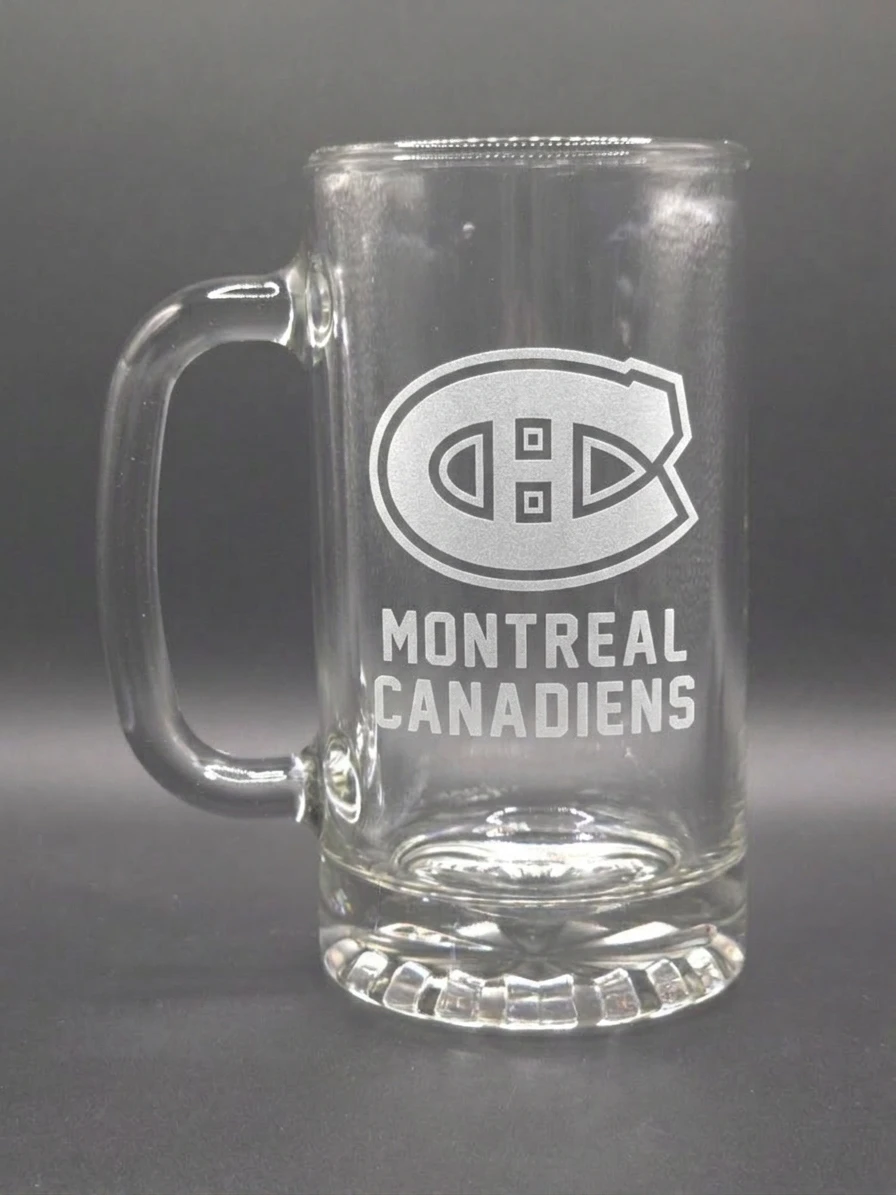 Montreal Canadiens Glass Beer Mug