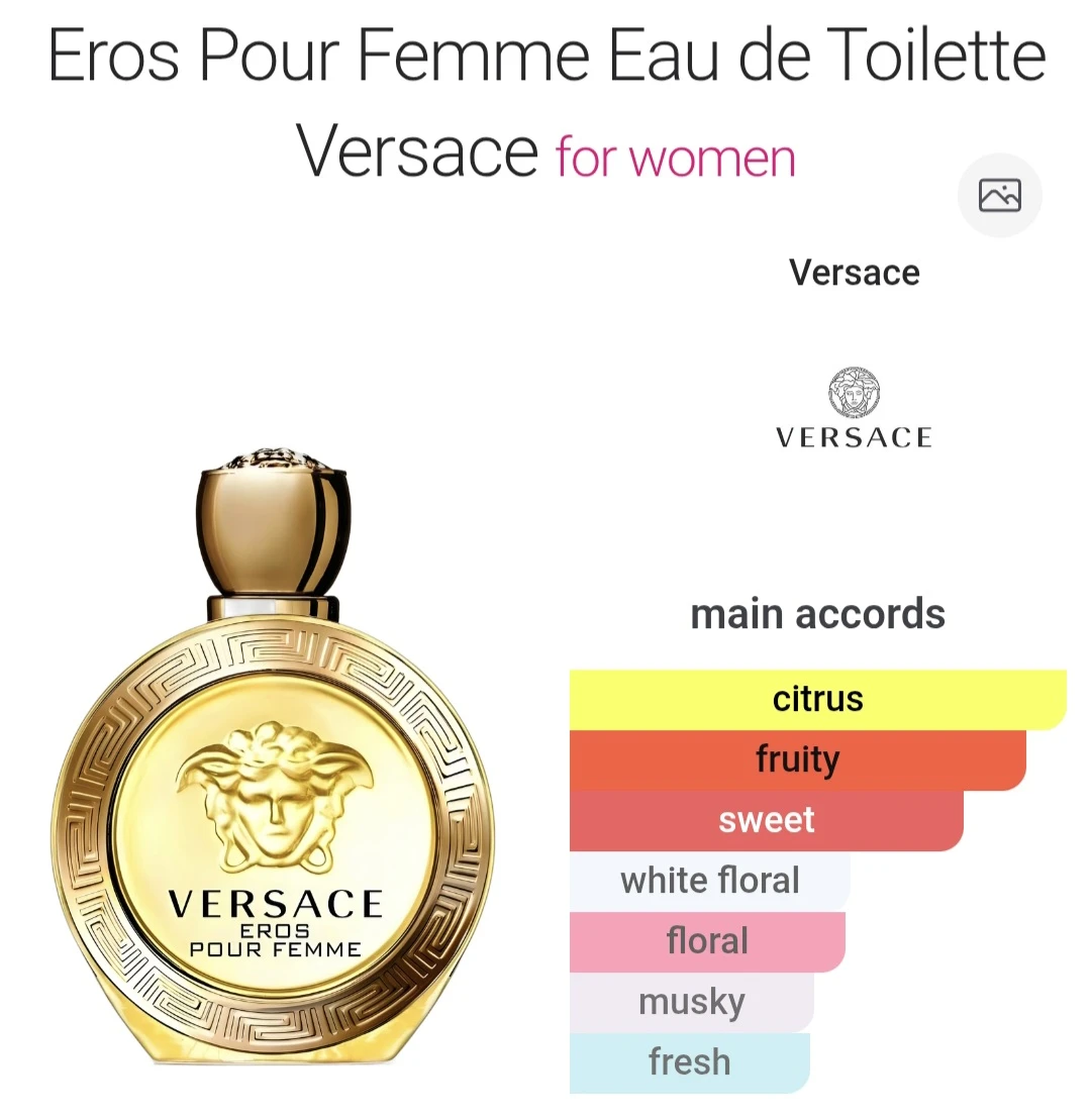 Versace Eros Pour Femme Eau de Toilette 100mL - photo 4