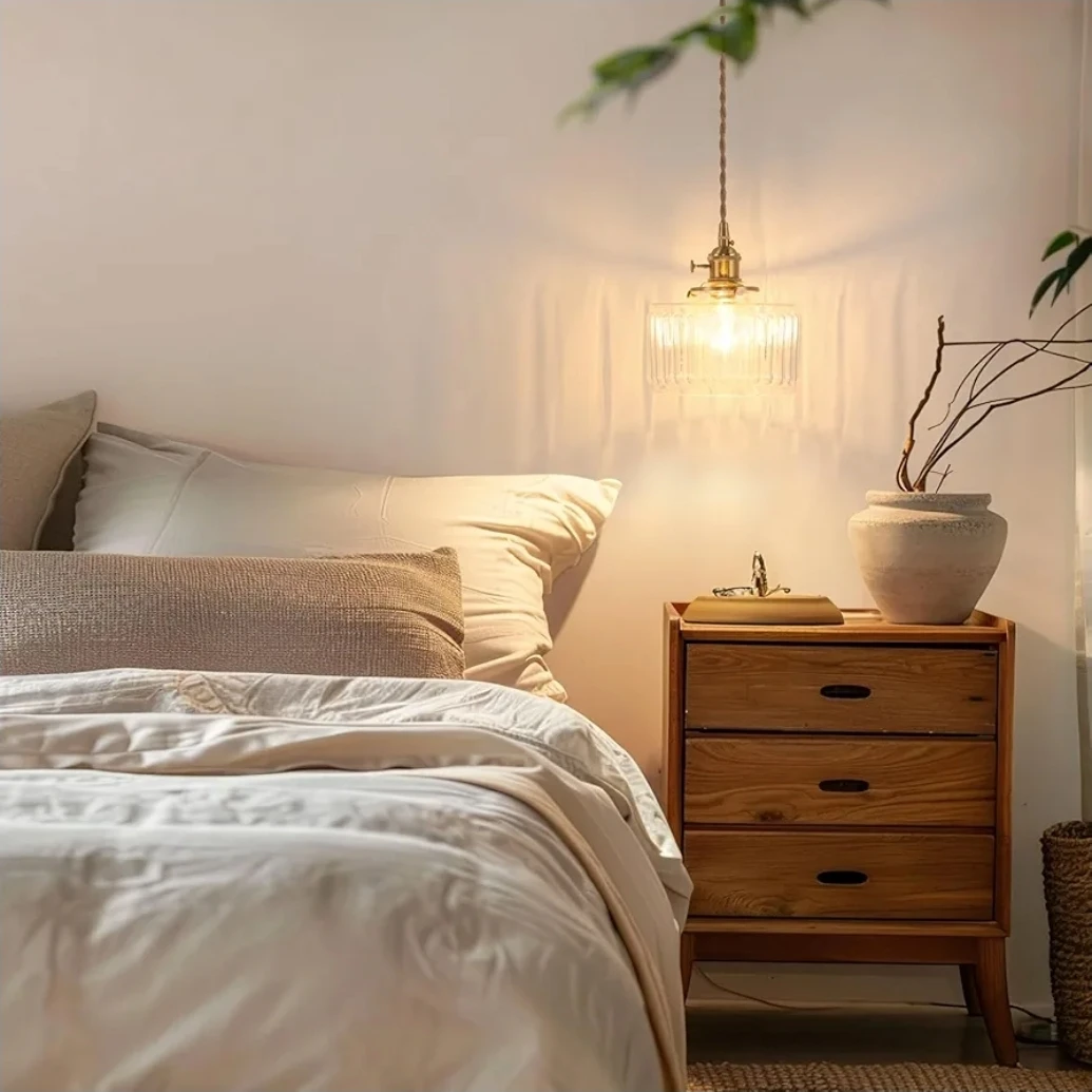 Gold Brass Glass Pendant Light 🌱 - photo 4