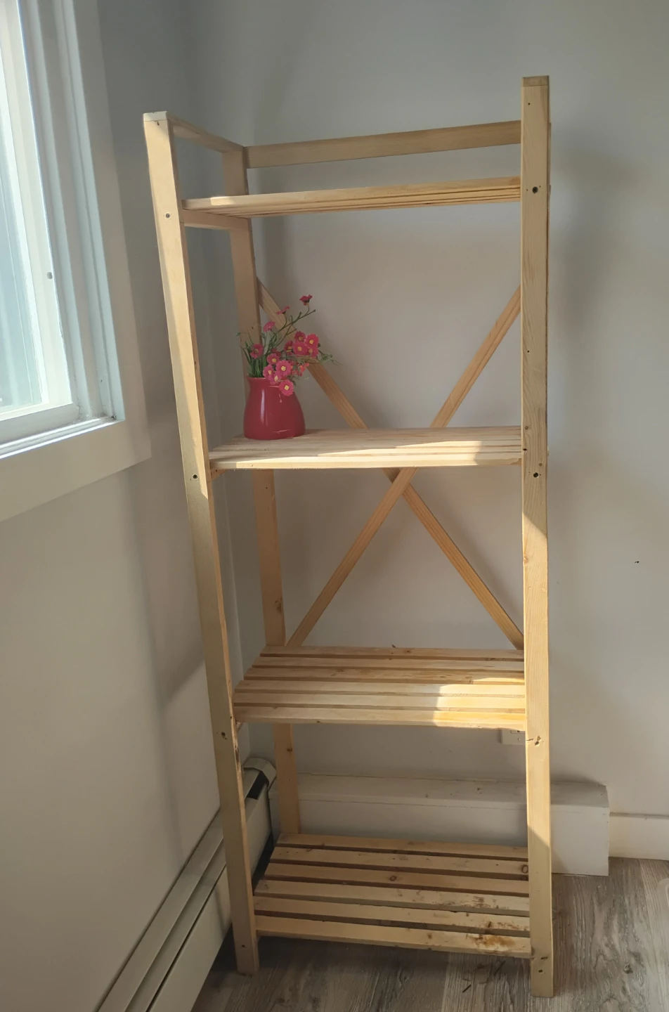 Wooden Shelf and shoe rack combo (available until April 24)