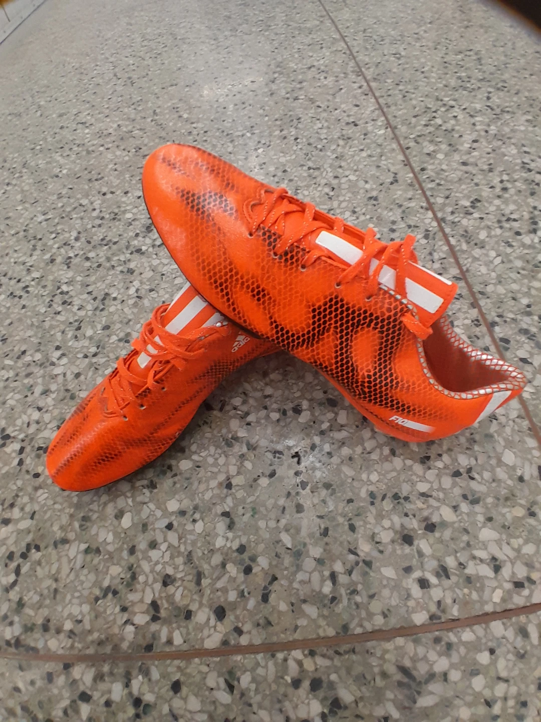 Adidas Orange Soccer Cleats Men's Size 10 - photo 5