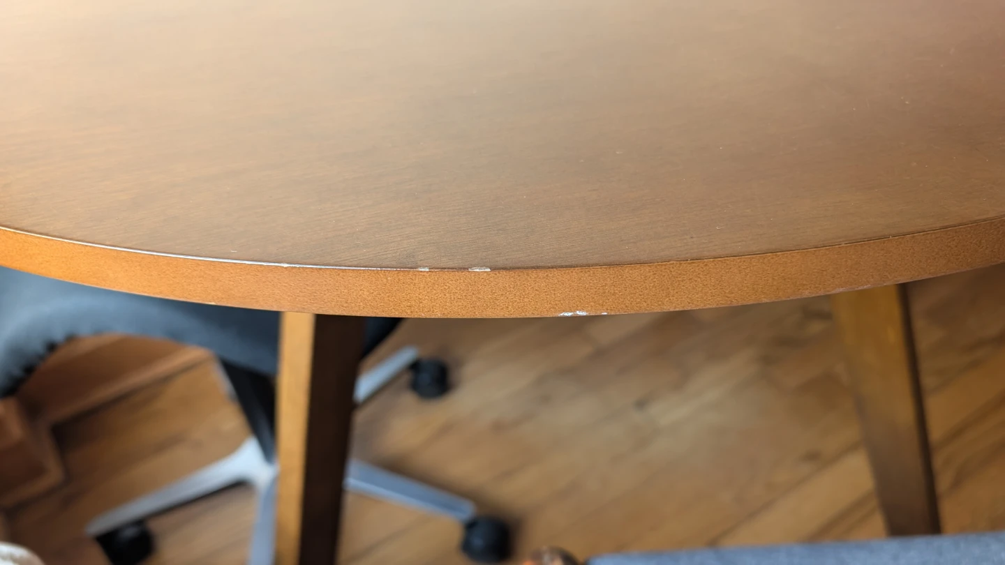 Round Wood Dining Table (no chairs) - photo 4
