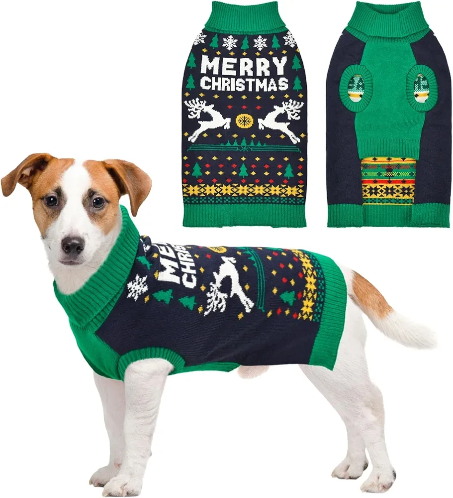 Dog Christmas Sweater - Size XL