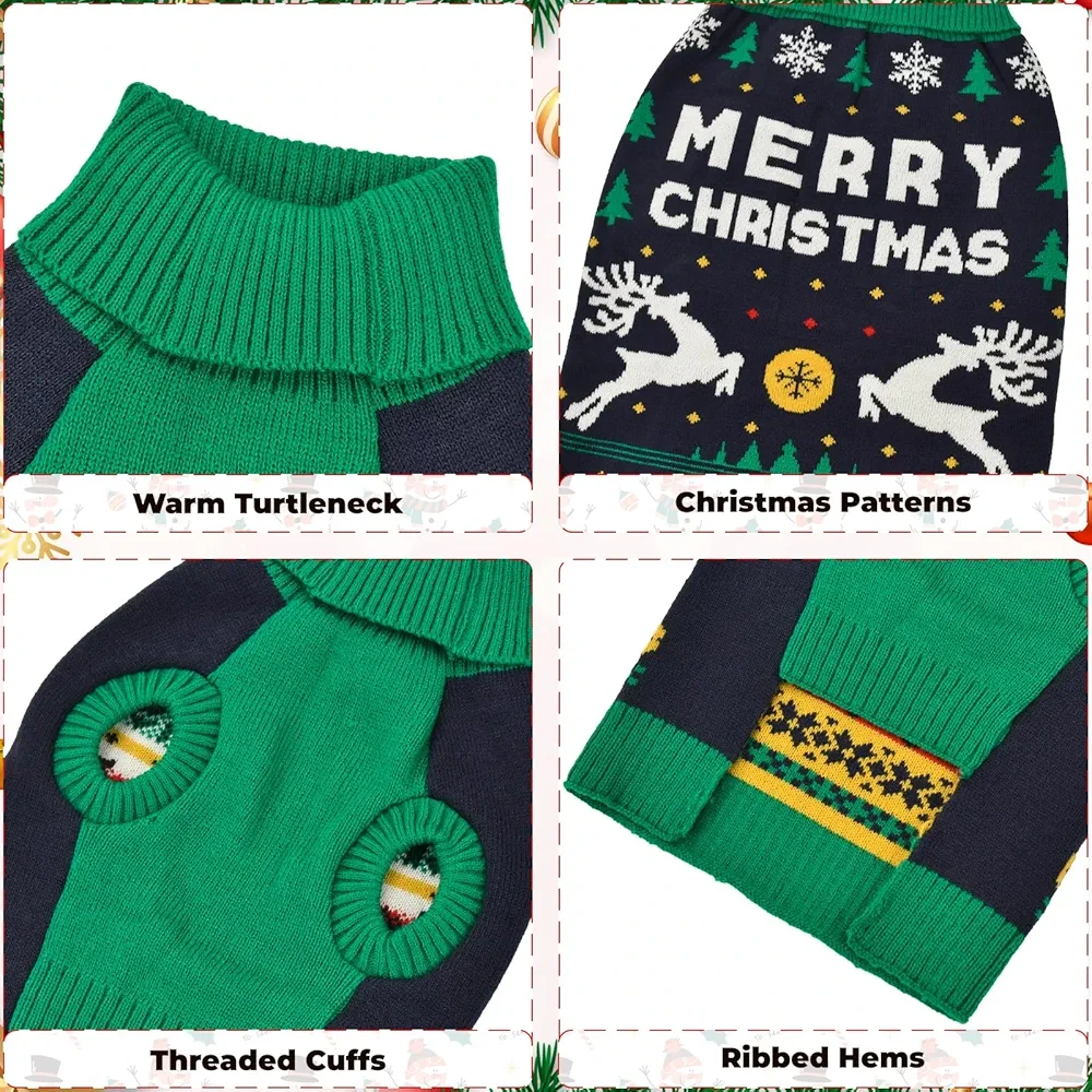 Dog Christmas Sweater - Size XL - photo 2